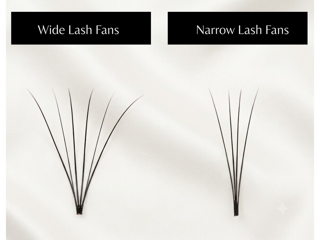 Premade 5D Narrow Lashes – Mix 7–13 mm Big Box (600 Fans)