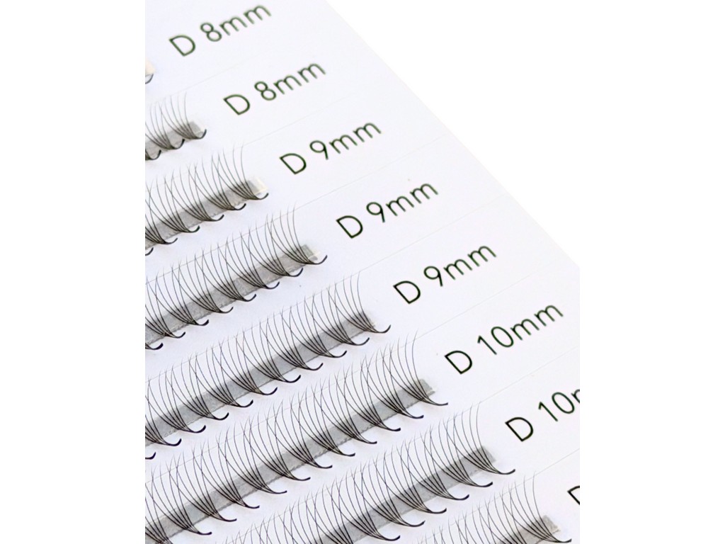 Premade 5D Narrow Lashes – Mix 7–13 mm Big Box (600 Fans)