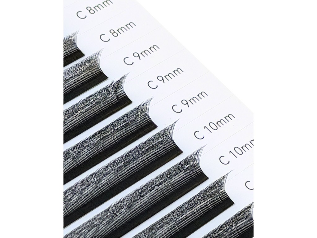 Premade 4D Clover Lashes – Mix 7–13 mm Big Box (400 Fans)